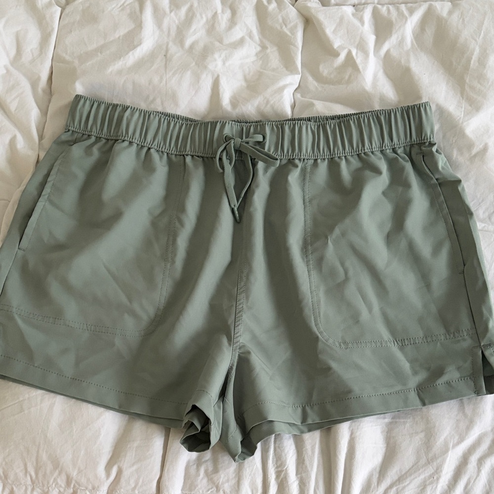 Yogalicious Sage Green Athletic Shorts